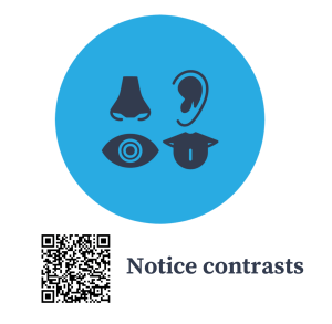 QR code for how to write poetry for human and natural artifact contrasts