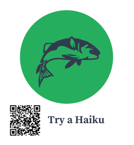 WriteOut choice board: try a haiku