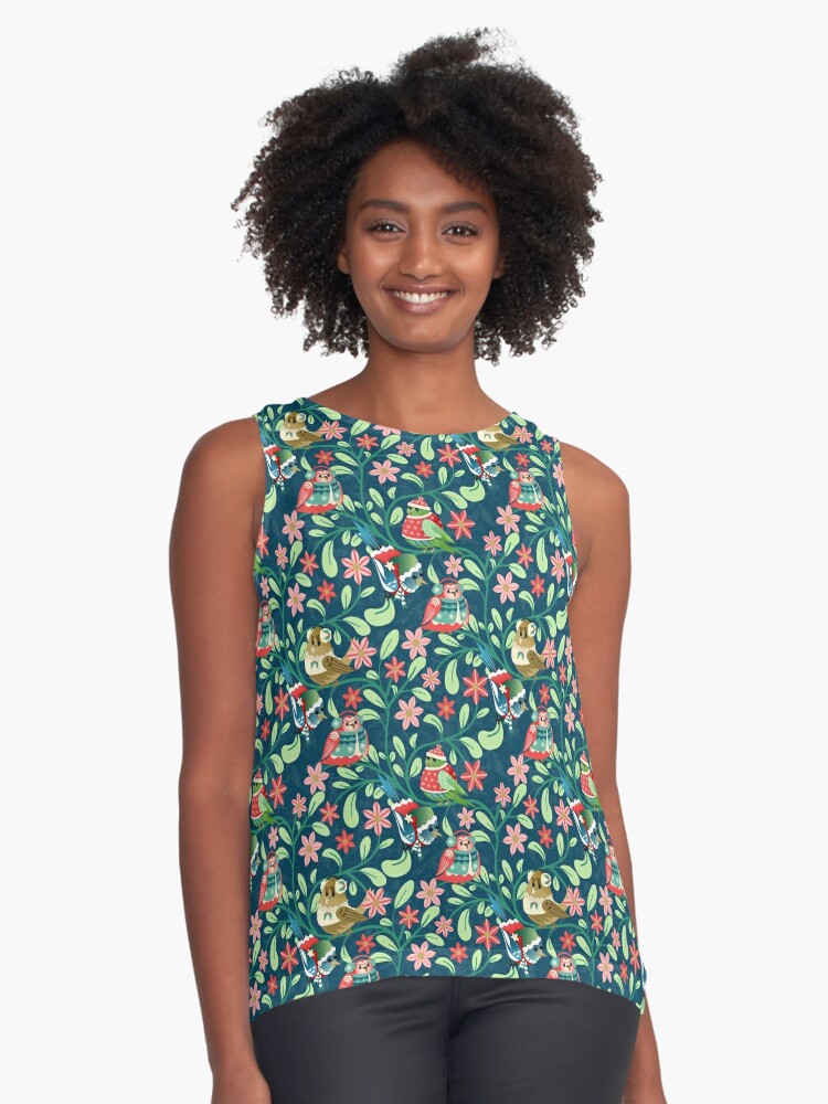 Cozy Birds top by Sheri42 on RedBubble