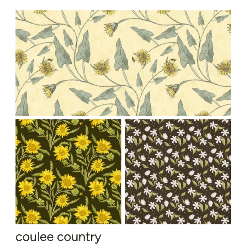 Designs inspired by the local flora of Eastern Washington