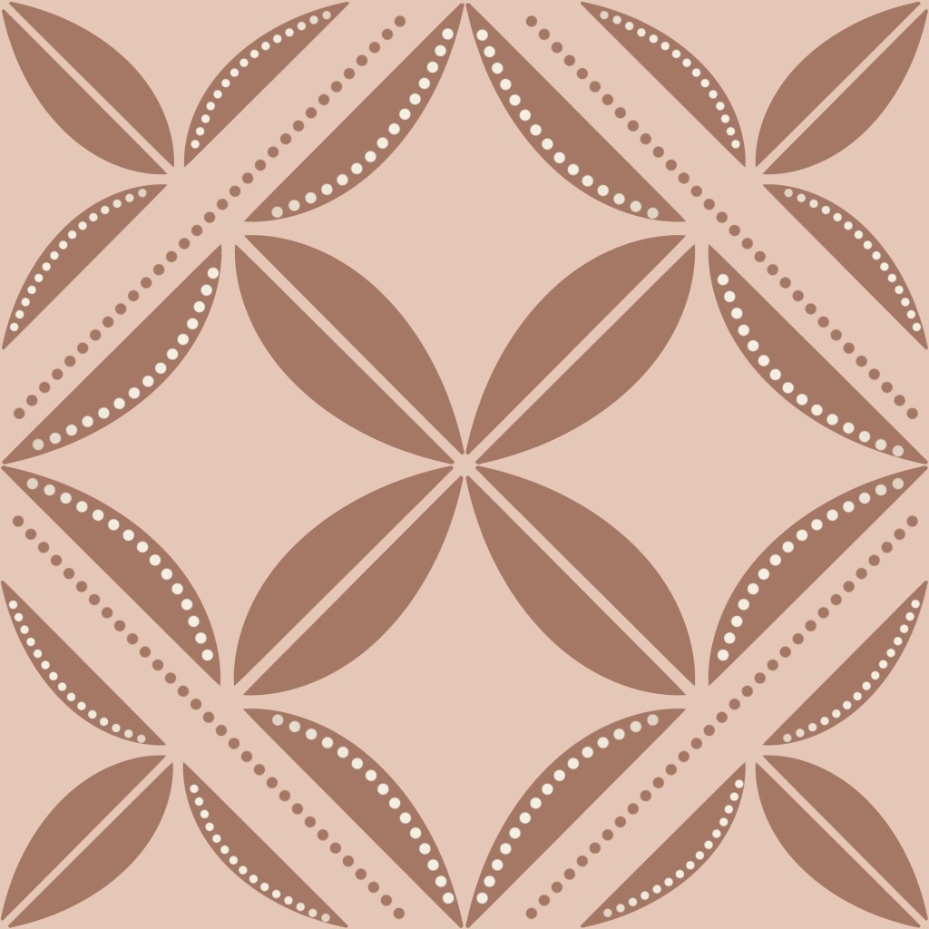 quilt pattern mainly with mocha mousse by Sheri42