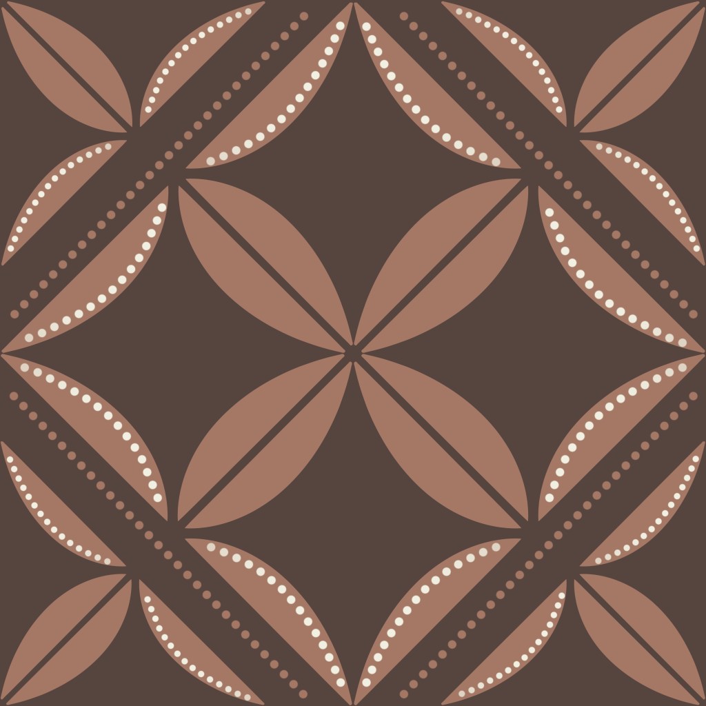 quilt pattern mainly in mocha mousse by Sheri42