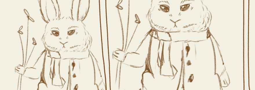 Bunny 2 just sketch of 100 day project