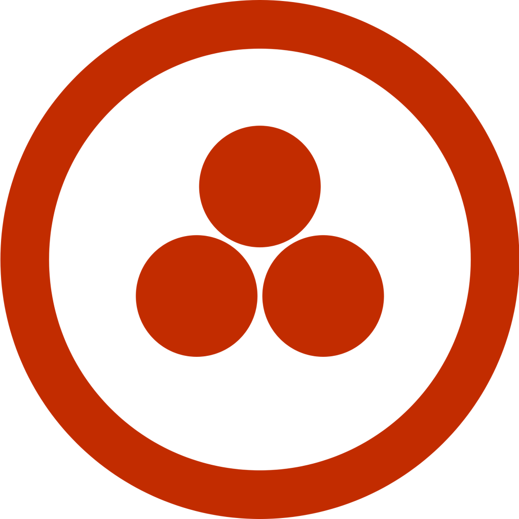 Peace Culture-- protection of artistic and scientific institutions and historic moments-- our cultural humanity in its diversity: a red circle around three read dots bundled together