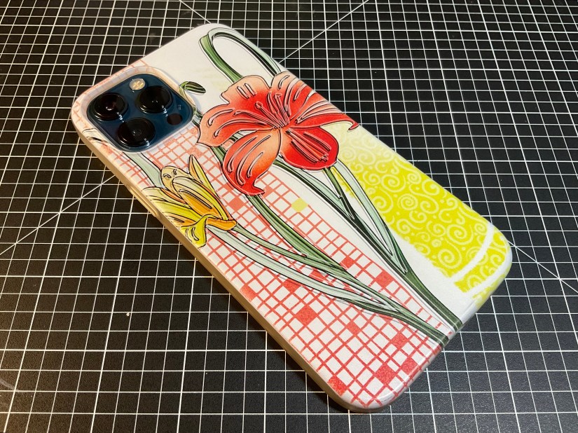 Camera on iPhone with art design by Sheri42