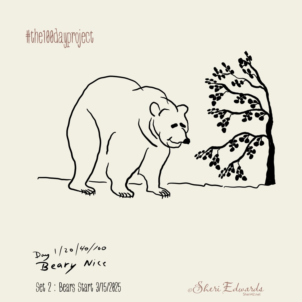 bear and berry bush "Beary Nice" by Sheri42