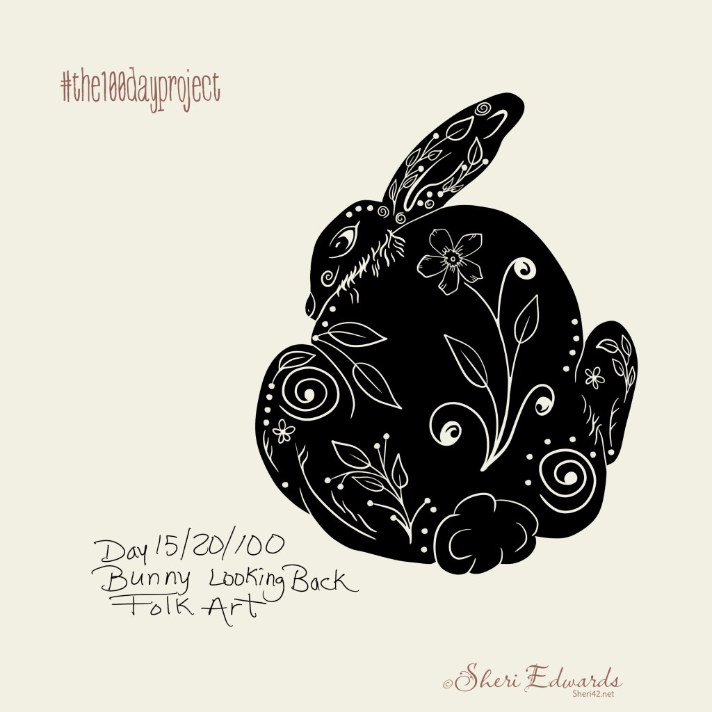 folk art looking backby Sheri42