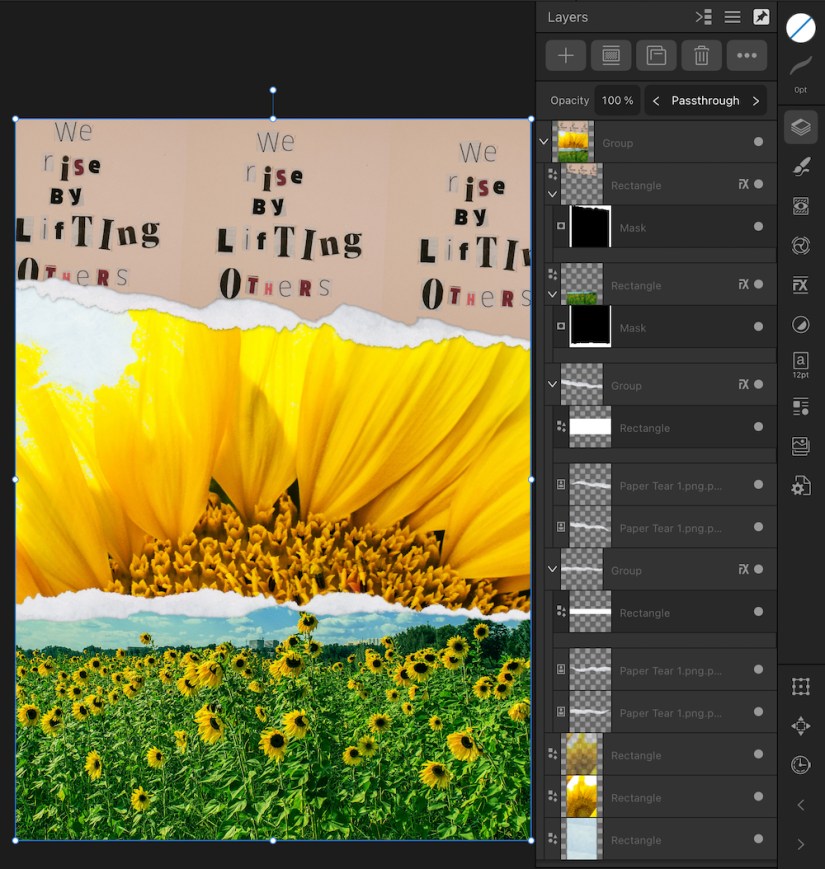 layers for affinity designer torn paper work by Sheri42