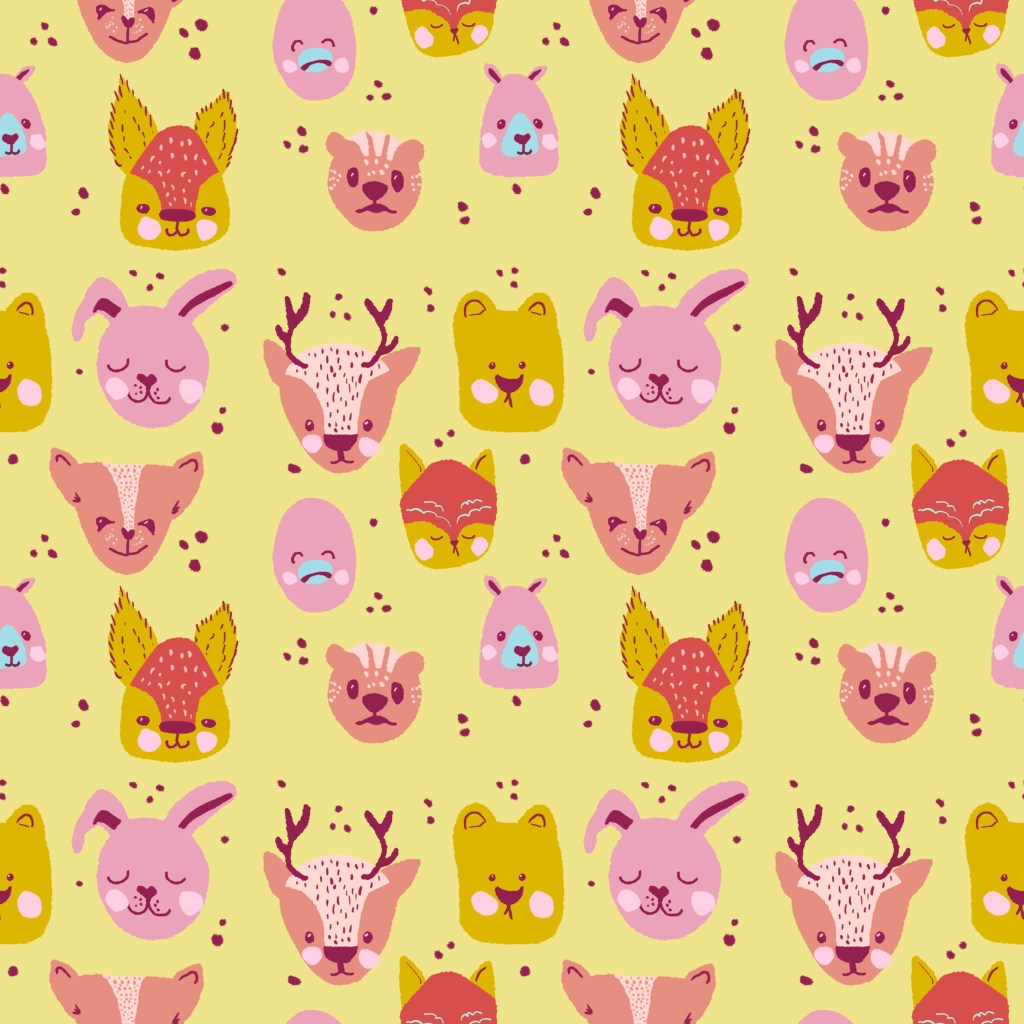 Procreate party class; Animal Fun Pattern. Sheri42
