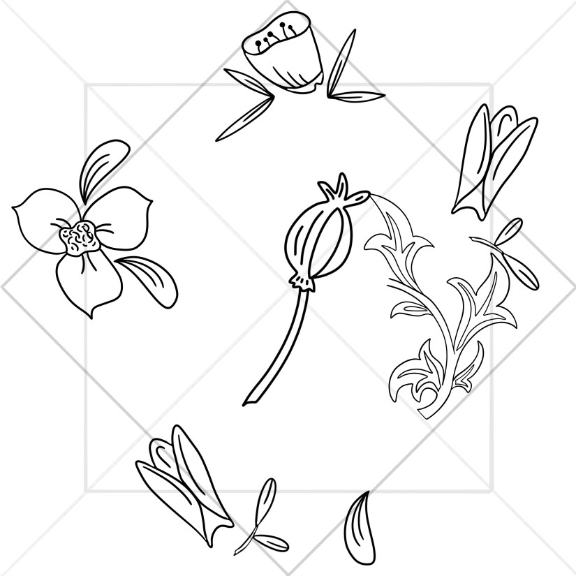 Getting Block Print floral motifs ready Sheri42