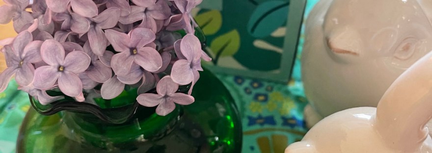 lilacs outside the back door, brought in to enjoy their grace and fragrance; poem: Lilacs Step outside, breathe in: immerse in the light fragrance— the short-lived lilac Sheri Edwards Poetry/Photography/Haiku 04.27.2025 NaPoWriMo