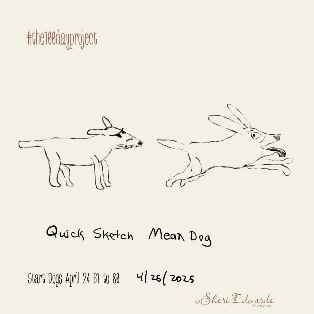 quick sketch mean dogs