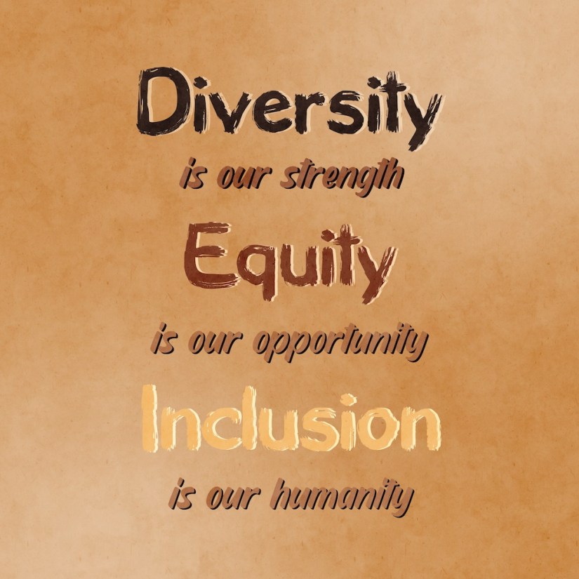 revised art: Diversity is our strength; equity is our opportunity; inclusion is our humanity--Sheri42