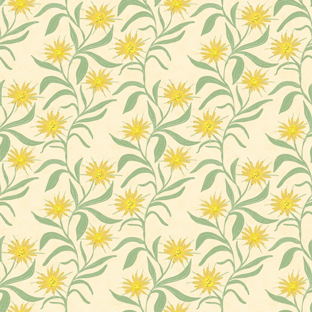 trailing wildflower Salsify pattern by Sheri42