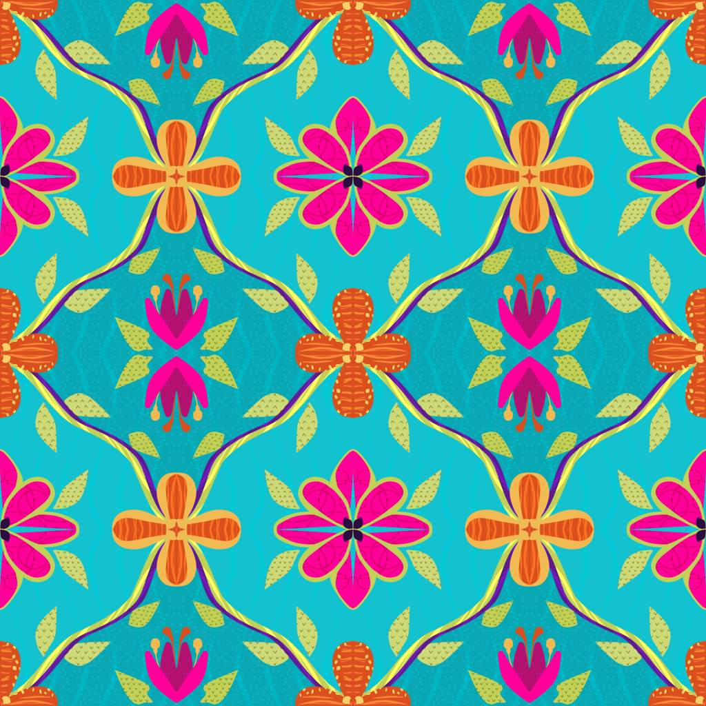 Far Out 70s Bright pattern by Sheri42