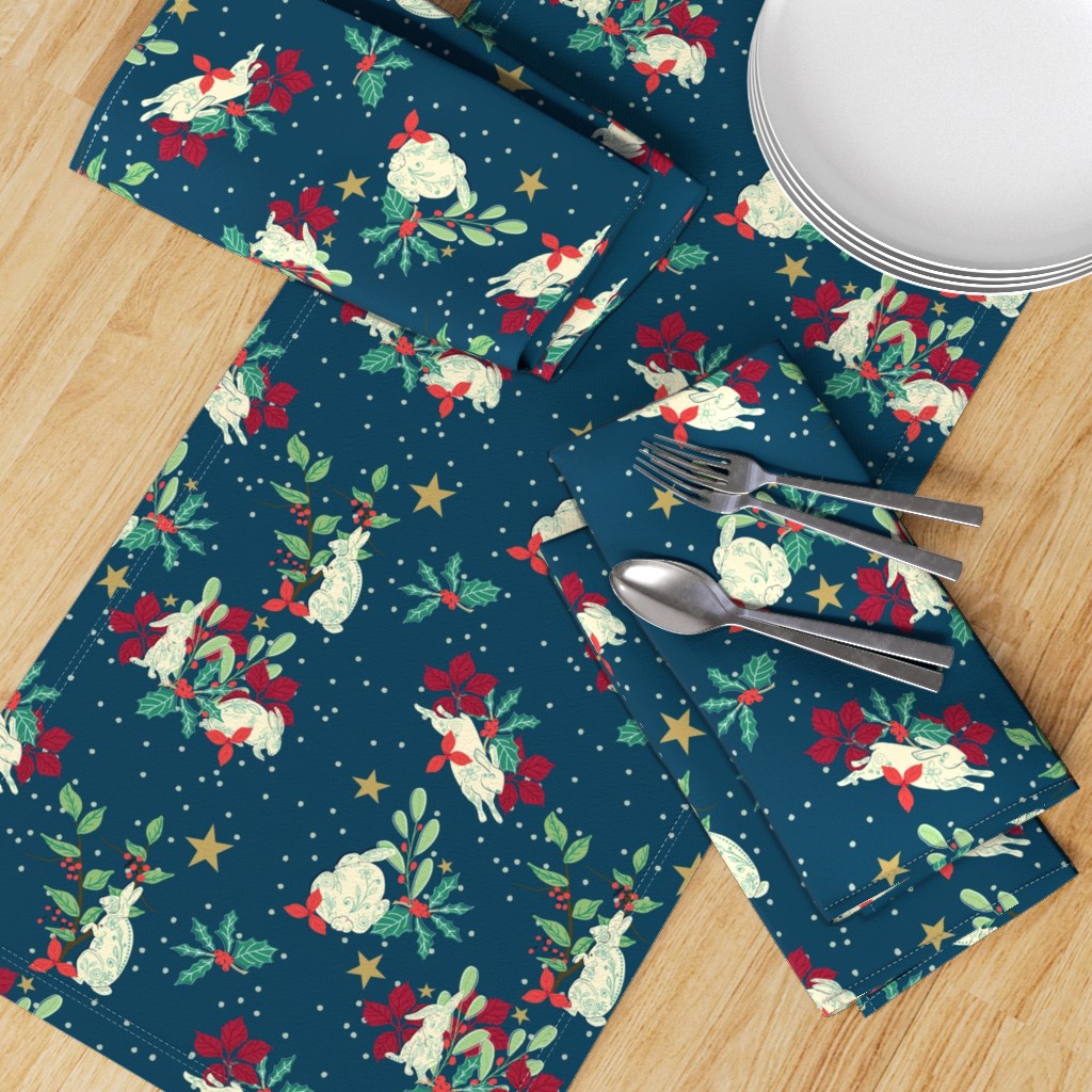 Festive Bunnies Table Setting by Sheri42