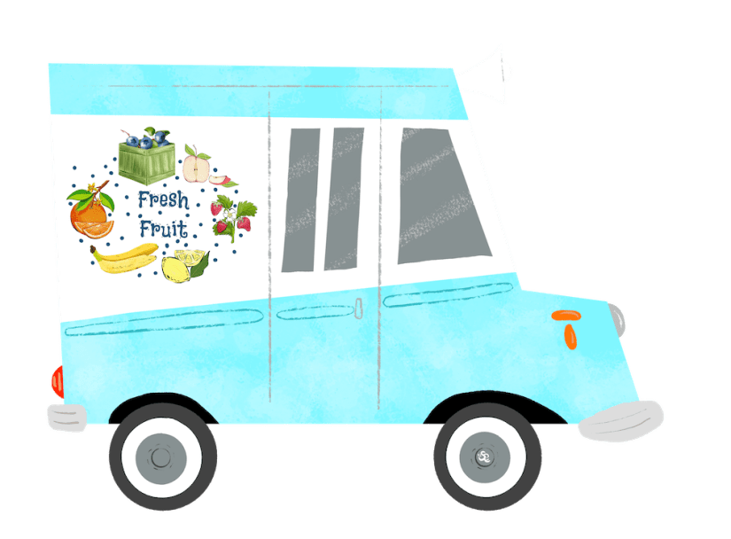 fresh fruit truck