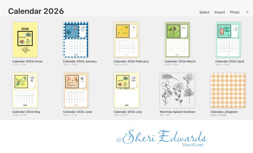2026 calendar pages January through June by Sheri42