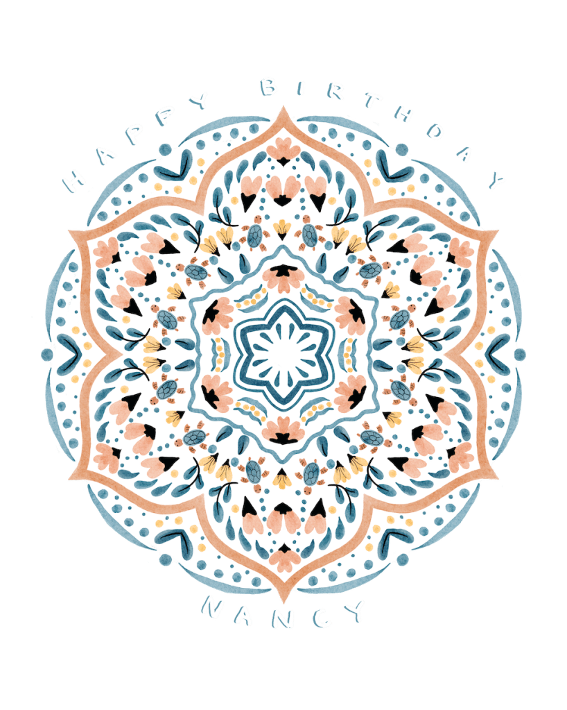 Mandala Birthday Card by Sheri42
