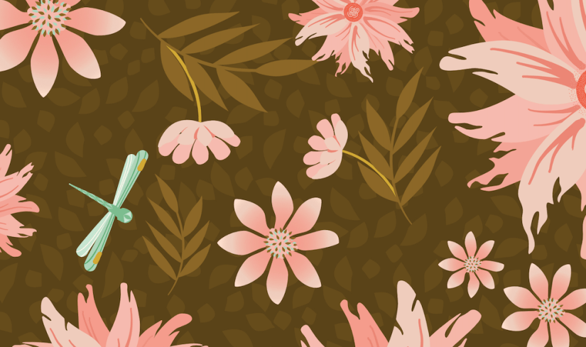 example: limited palette, but also limited motifs that are scattered all over by Sheri42