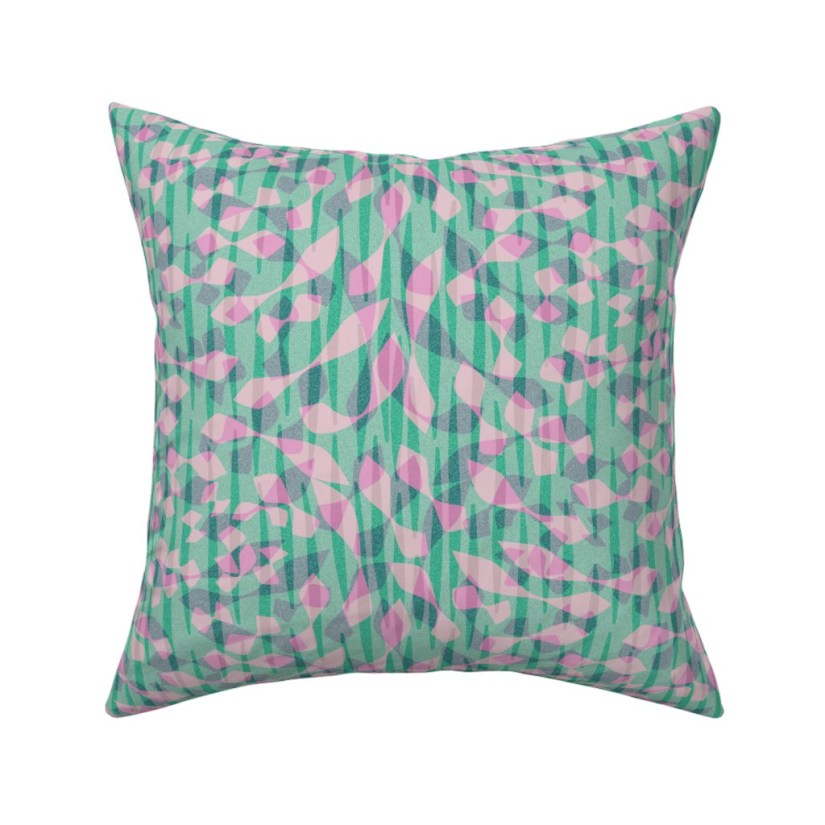 Butterfly Wings Design on Spoonflower square pillow by Sheri42