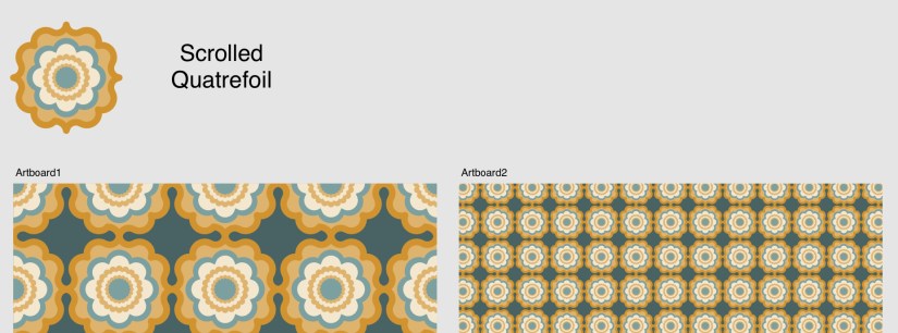 Scrolled Quatrefoil by Sheri42