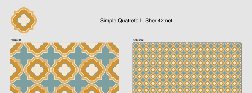 Simple Quatrefoil by Sheri42
