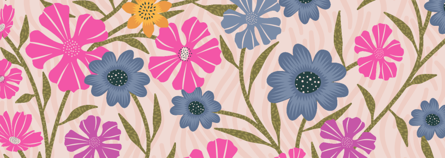 Trailing Half Drop Petunias pattern by Sheri42