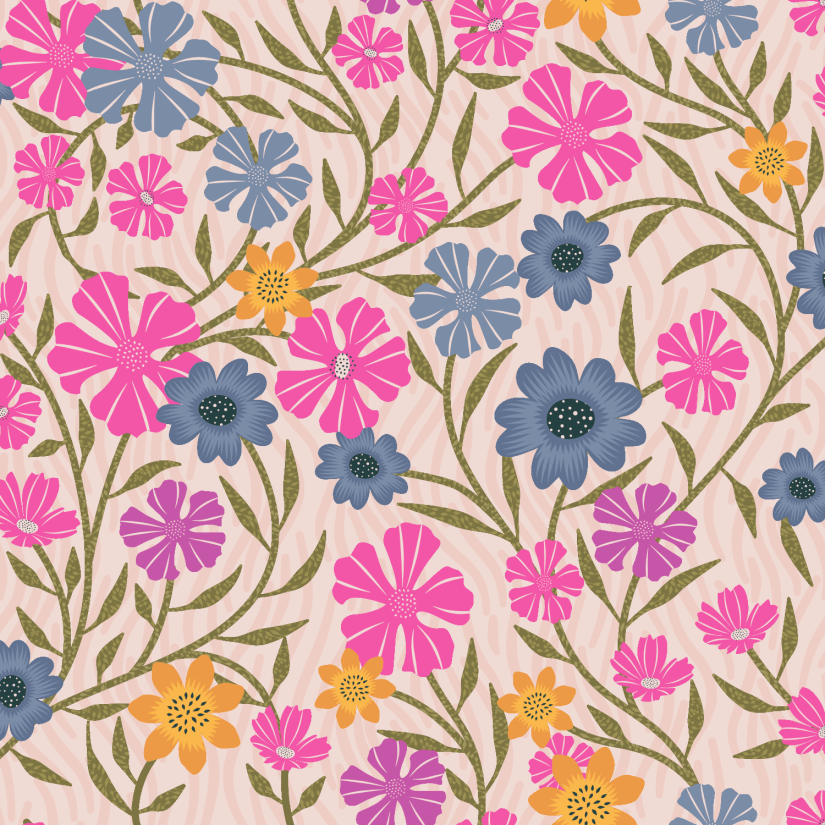 Trailing Half Drop Petunias pattern by Sheri42