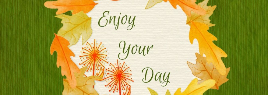 Enjoy Your Day notecard by Sheri42 with textured brushes