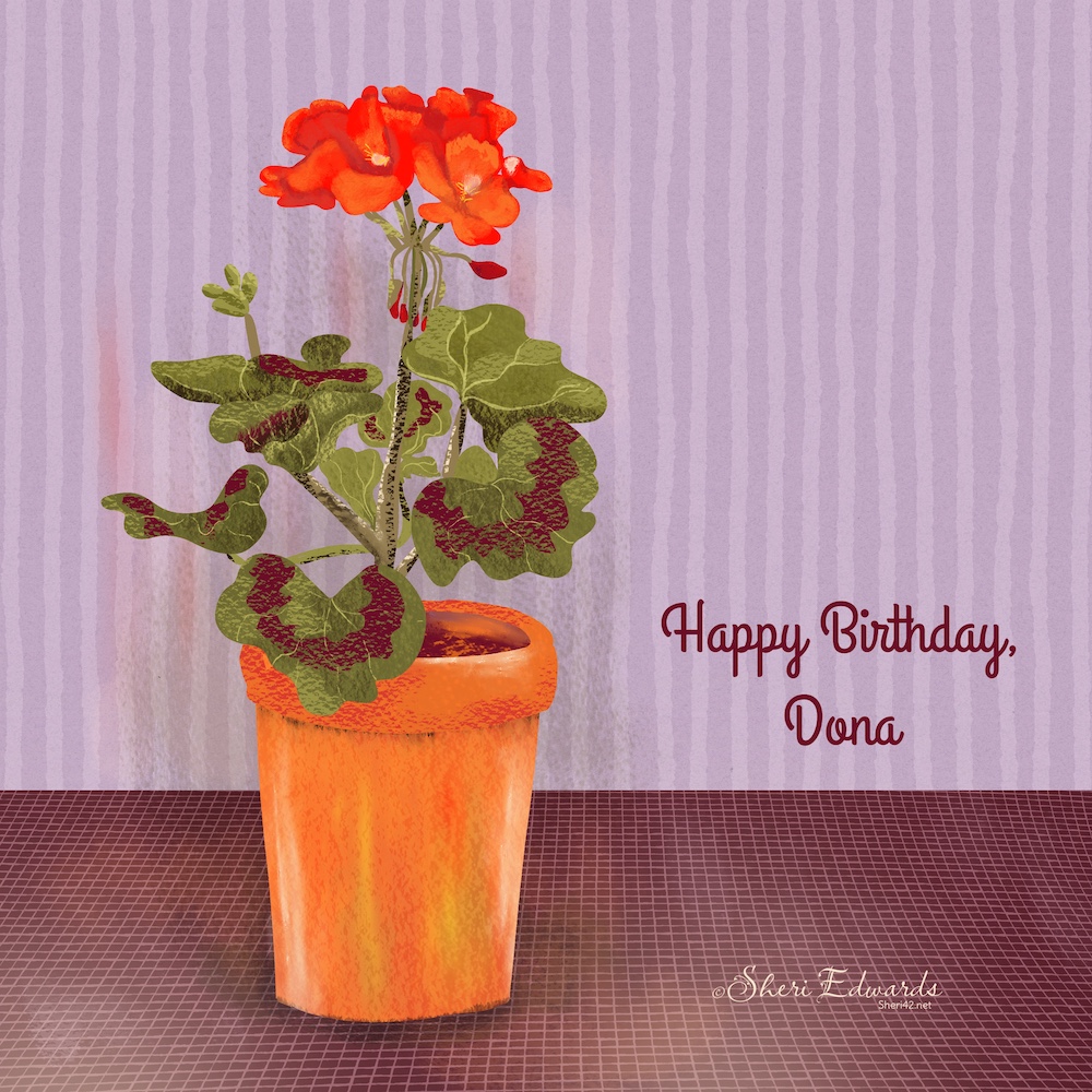 Birthday card for cousin