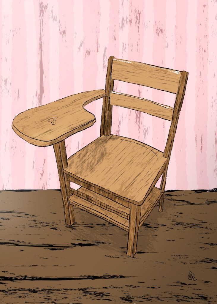 #makingarteveryday from #bardotbrush prompt: favorite chair by Sheri42