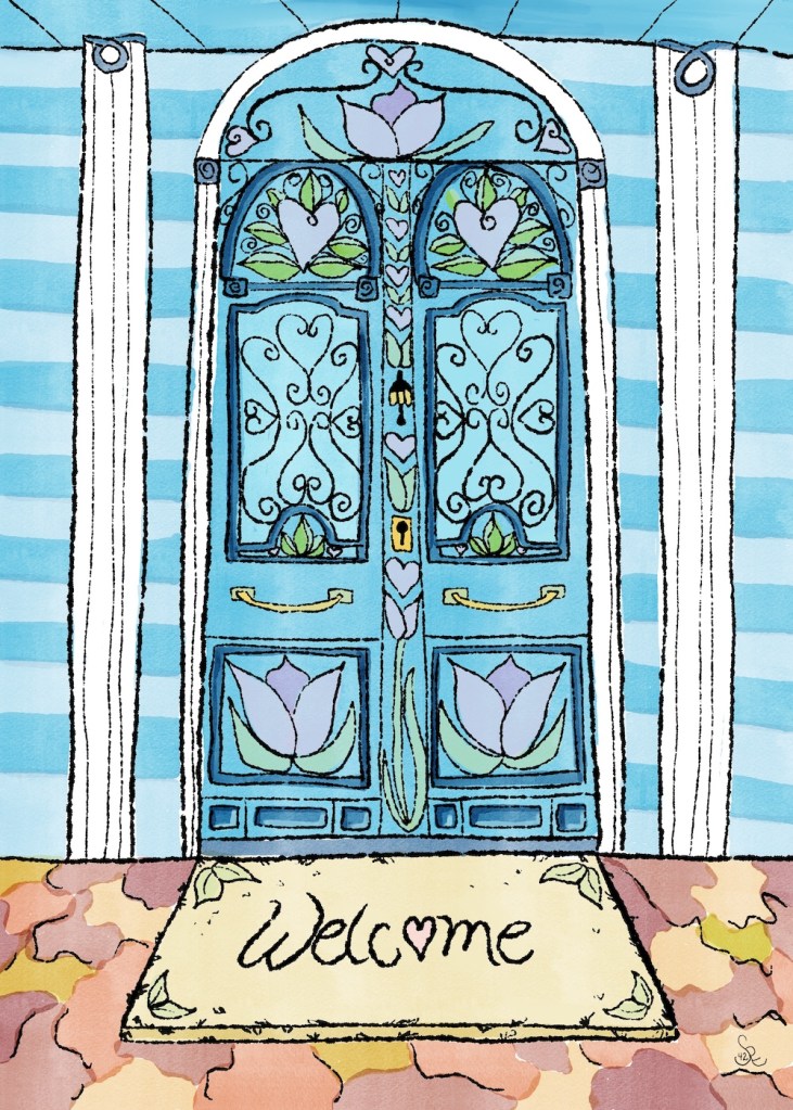 welcome mat on lovely door by Sheri42