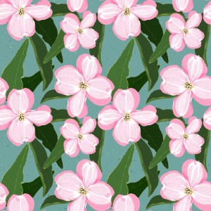 pink dogwood pattern by Sheri42