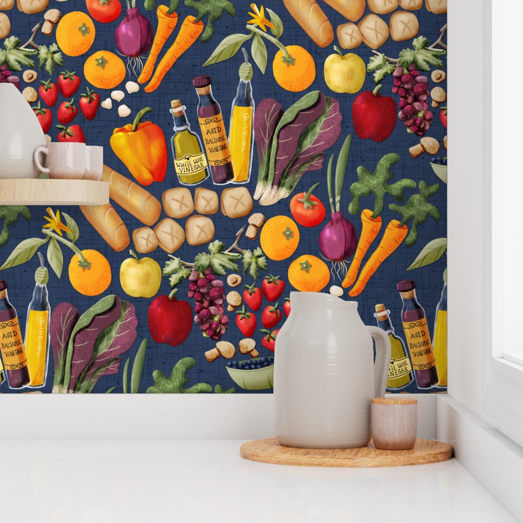 Farmers Market Blue wallpaper by Sheri42