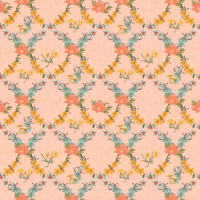 Forest Botanicals Wildflowers Fungi Garden by Sheri42