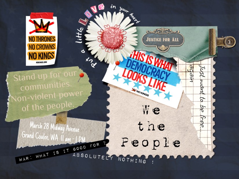 Art for today: this is what democracy looks like; by Sheri42