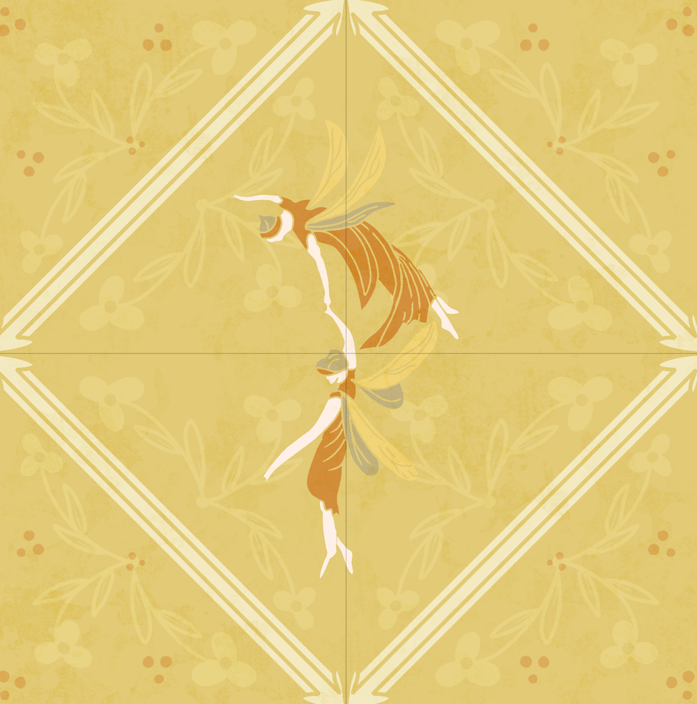 faded tile diamond design by Sheri42
