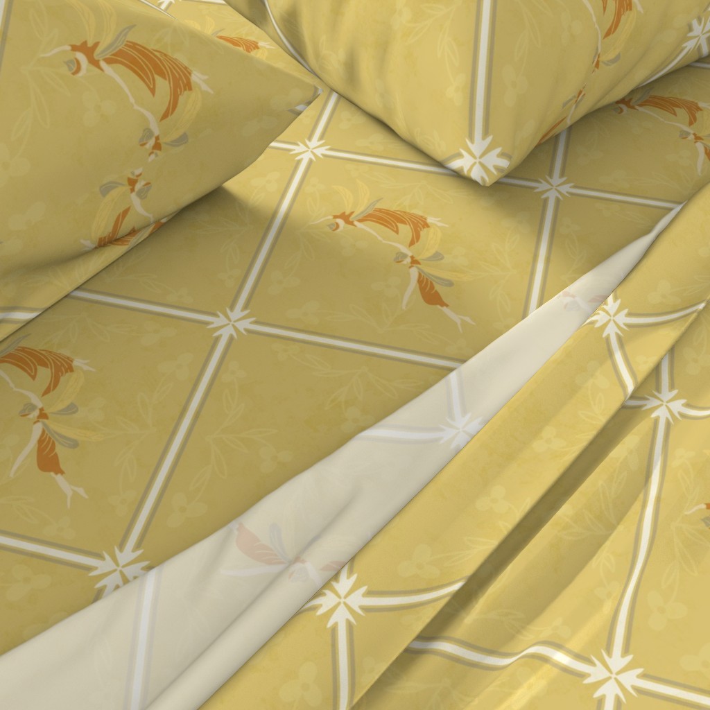 faded resort bedding fairy tiles by Sheri42