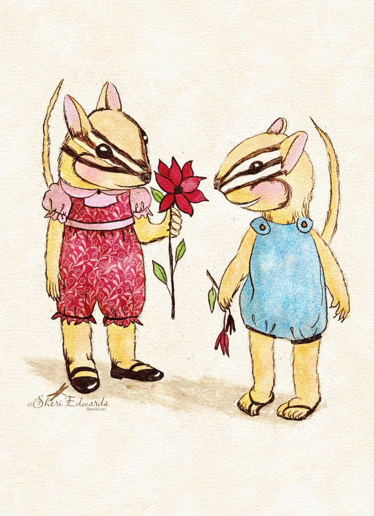 chipmunk friends by Sheri42