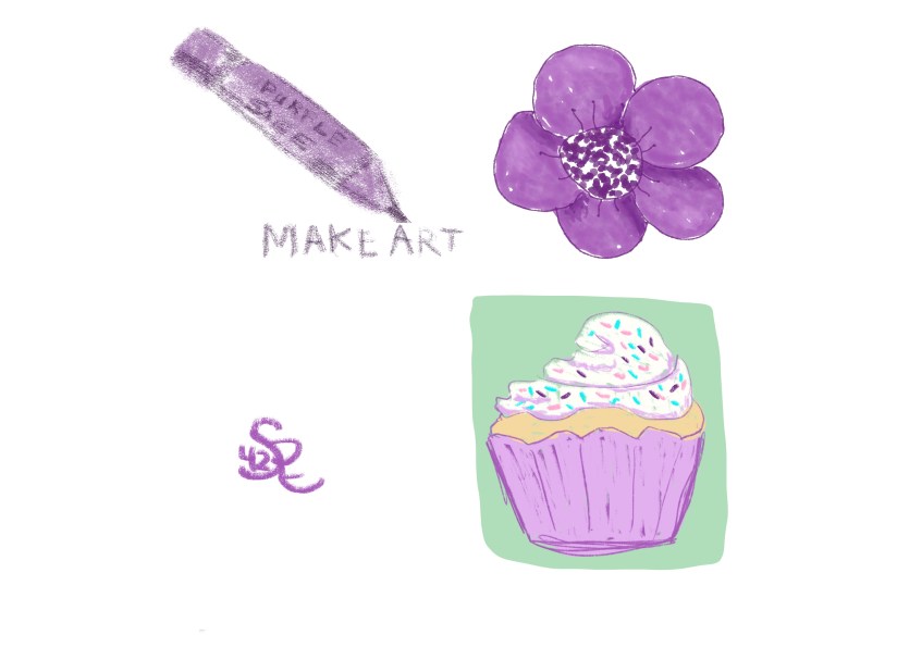 Each motif with a different brush and only one brush. Sheri42