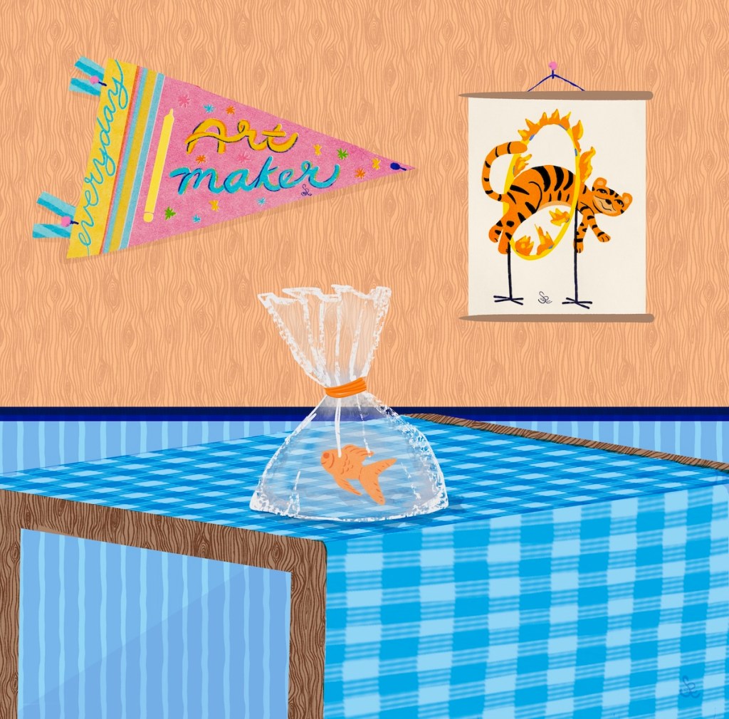 goldfish in a bag by Sheri42