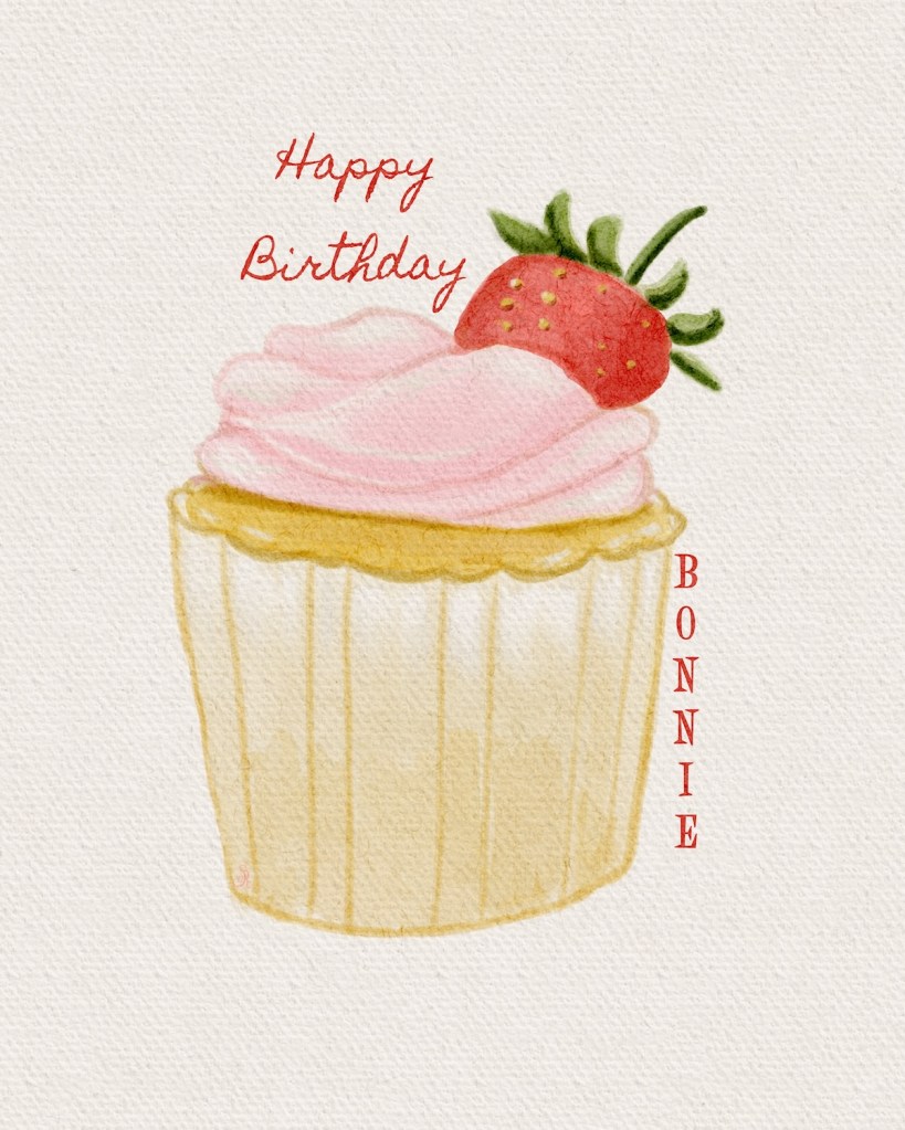 birthday card cupcake for friend by Sheri42