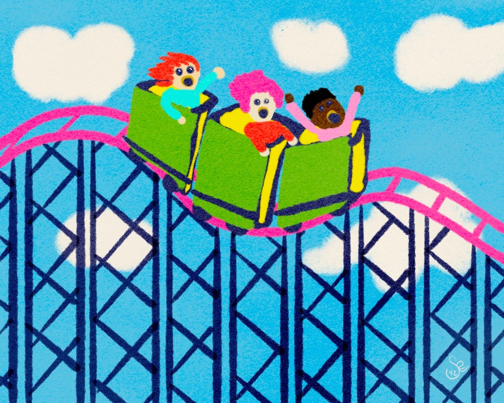 wooden rollercoaster by Sheri42