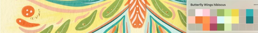 Hibiscus Butterfly by Sheri42 -- color palette