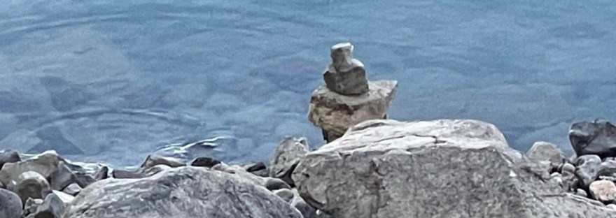 Meditation Rocks and Ripples at Crescent Bay
