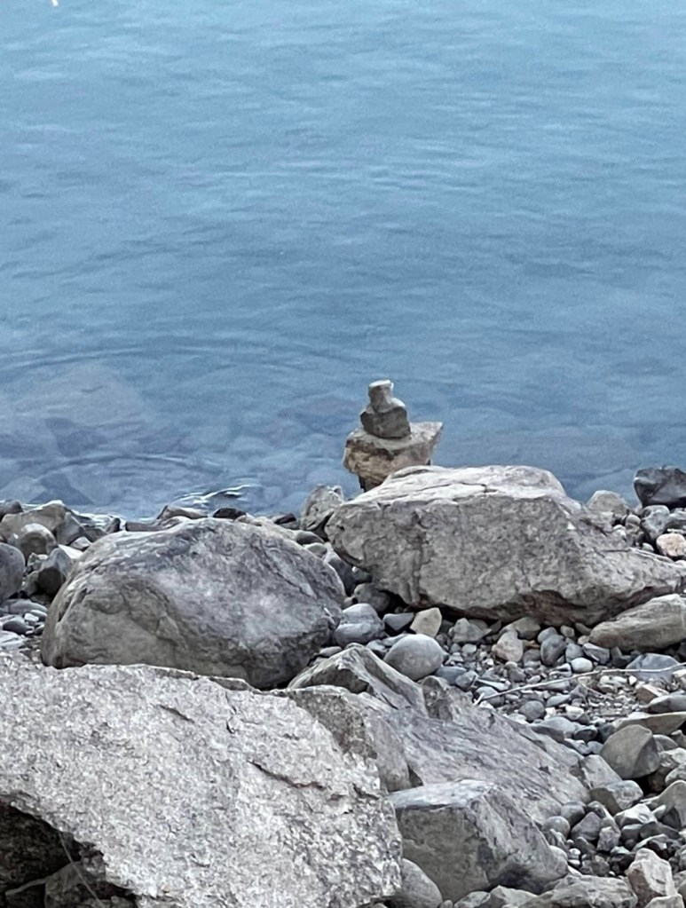 Meditation Rocks and Ripples at Crescent Bay