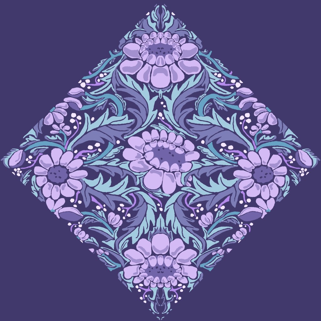 color variation for sunflower pattern using pond style colors; Sheri42