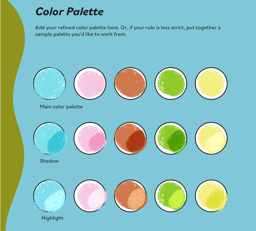 color palette for my "style" by Sheri42 following workbook process by Hannah Pearlman.