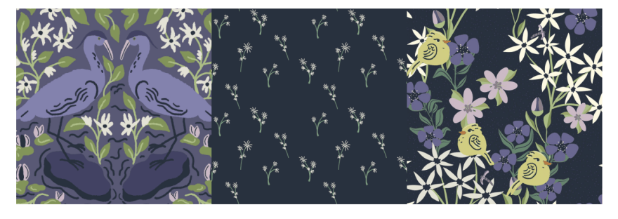 Three illustrations of nine in Pond Life Collection by Sheri42